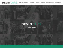 Tablet Screenshot of devinlars.com
